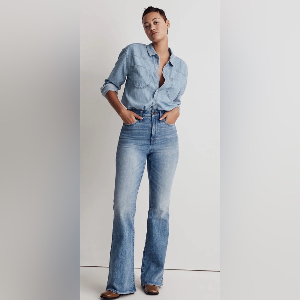 NWOT Madewell The Curvy Perfect Vintage Flare Jean size 28
